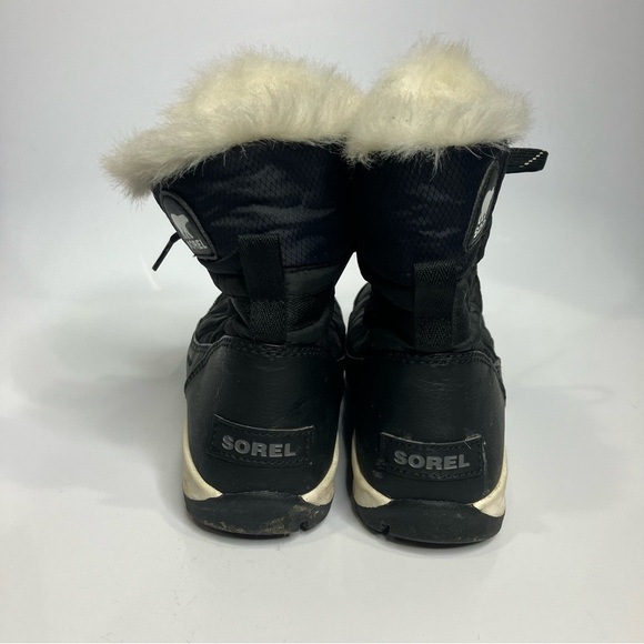 Sorel Whitney fur short lace up boots black size 7 - Picture 6 of 7